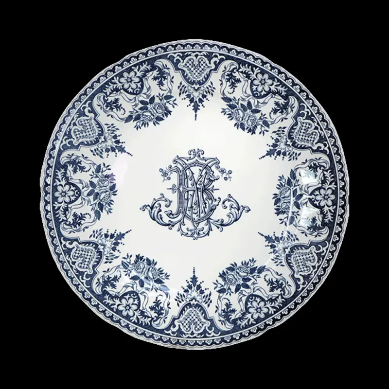 Gien | Depareillees Bleu Monogram middagstallerken 27 cm