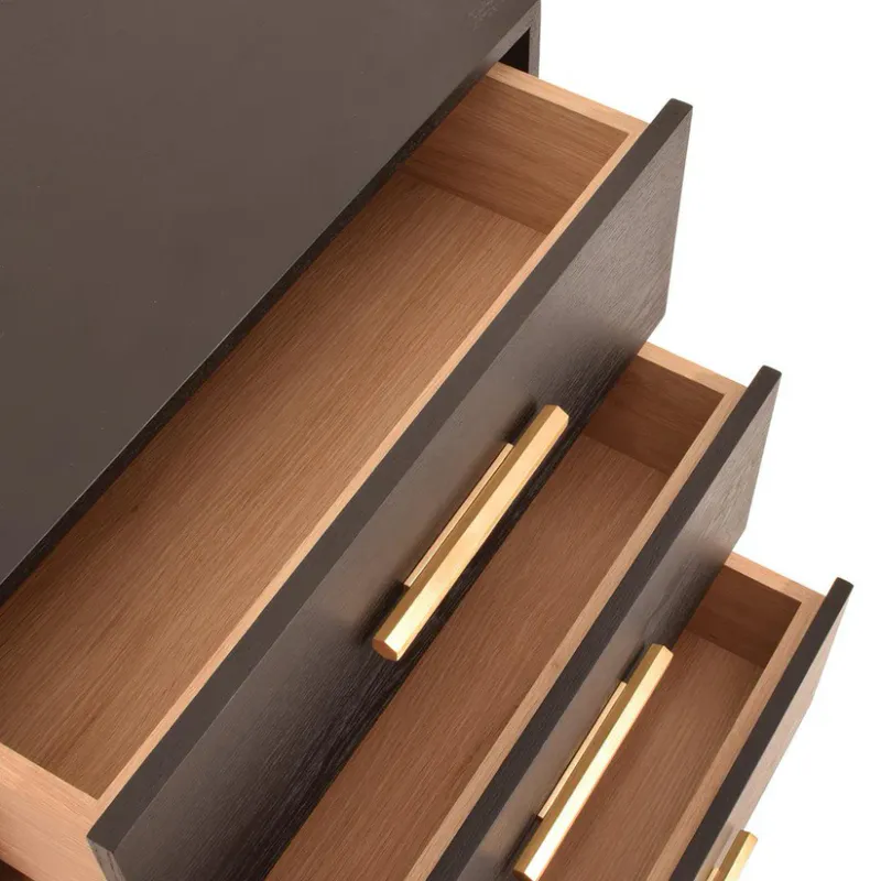 Sidebord - Evan Side Table m/3 skuffer