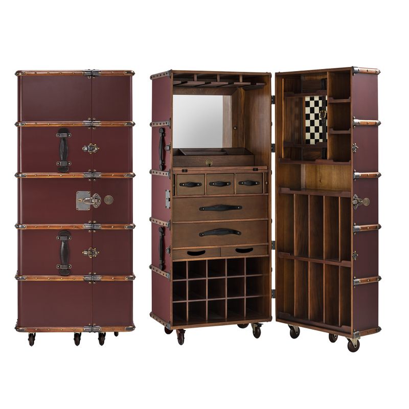 Barskap - Stateroom Bar, Burgundy