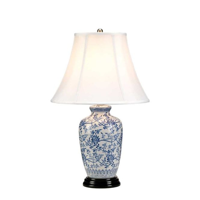 Hovedbilde Blue Ginger Jar - Bordlampe i keramikk m/lys ...