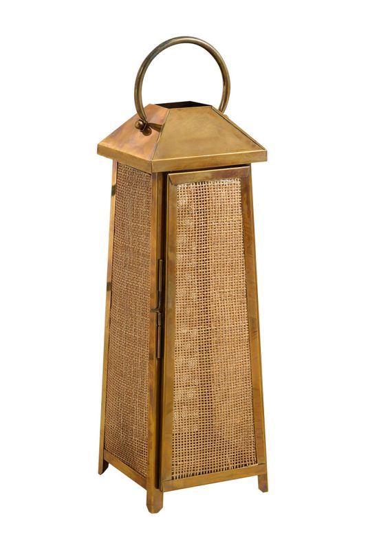 Raffles Medium - Lanterne i vintage messing 77cm