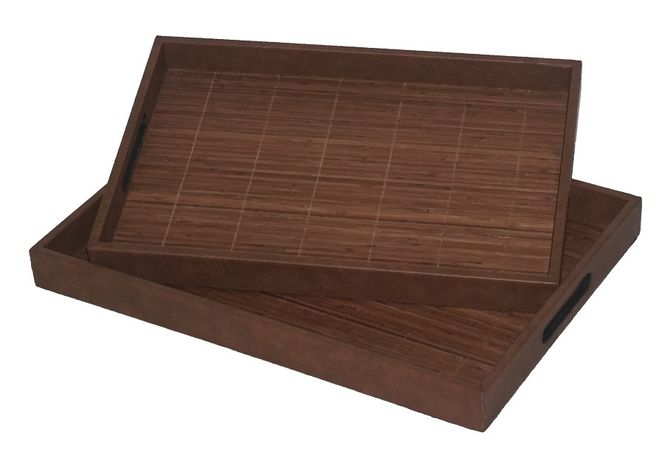 Hovedbilde Tray Bamboo Large - Serveringsbrett m/håndtak