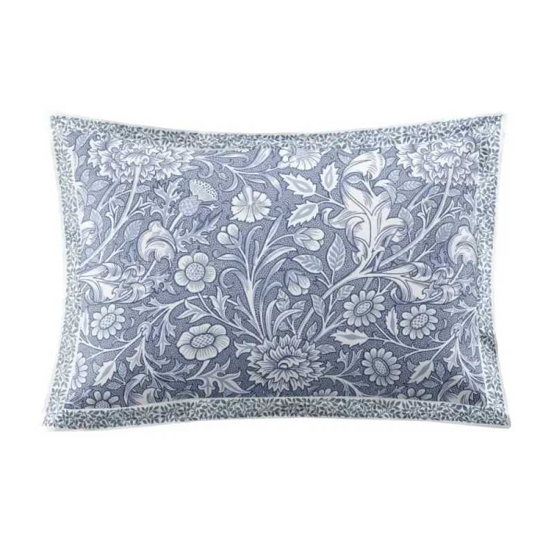 Frieze Double Bough sengesett i dueblå | Morris at Home